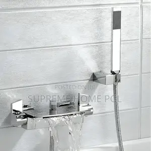 Gold Wall Mounted Waterfall Bath Filler