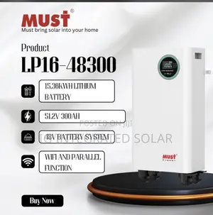15kwh Must Lithium Battery