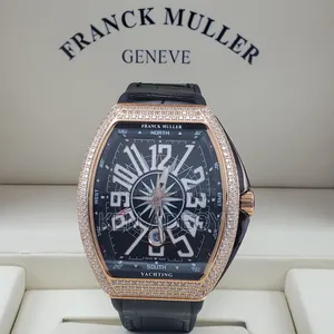Franck Muller Stone Head Leather Watch