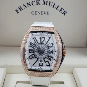 Franck Muller Stone Head Leather Watch