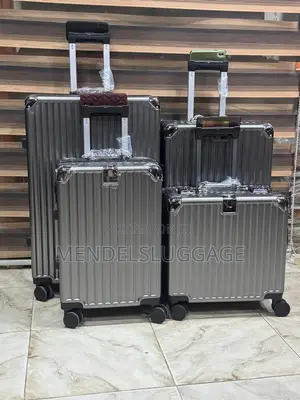 Aluminum Frame Travel Luggage Set With Tsa Lock Spinner Wheels