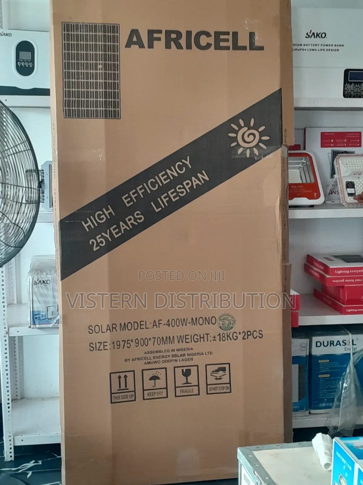 400w Africell Panel, High Efficiency