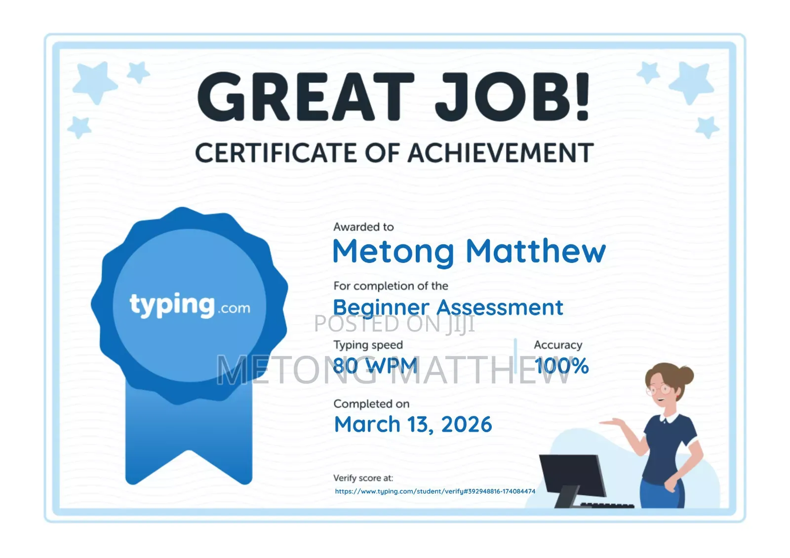Copytyping - Type Hand Written Text to Document