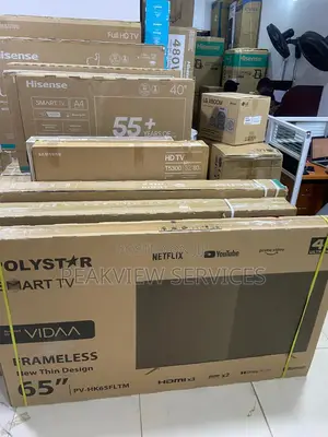 Polystar Pv-Hk65fltm 65 Inch Smart Tv Vidaa Dled Minimal Hdmi