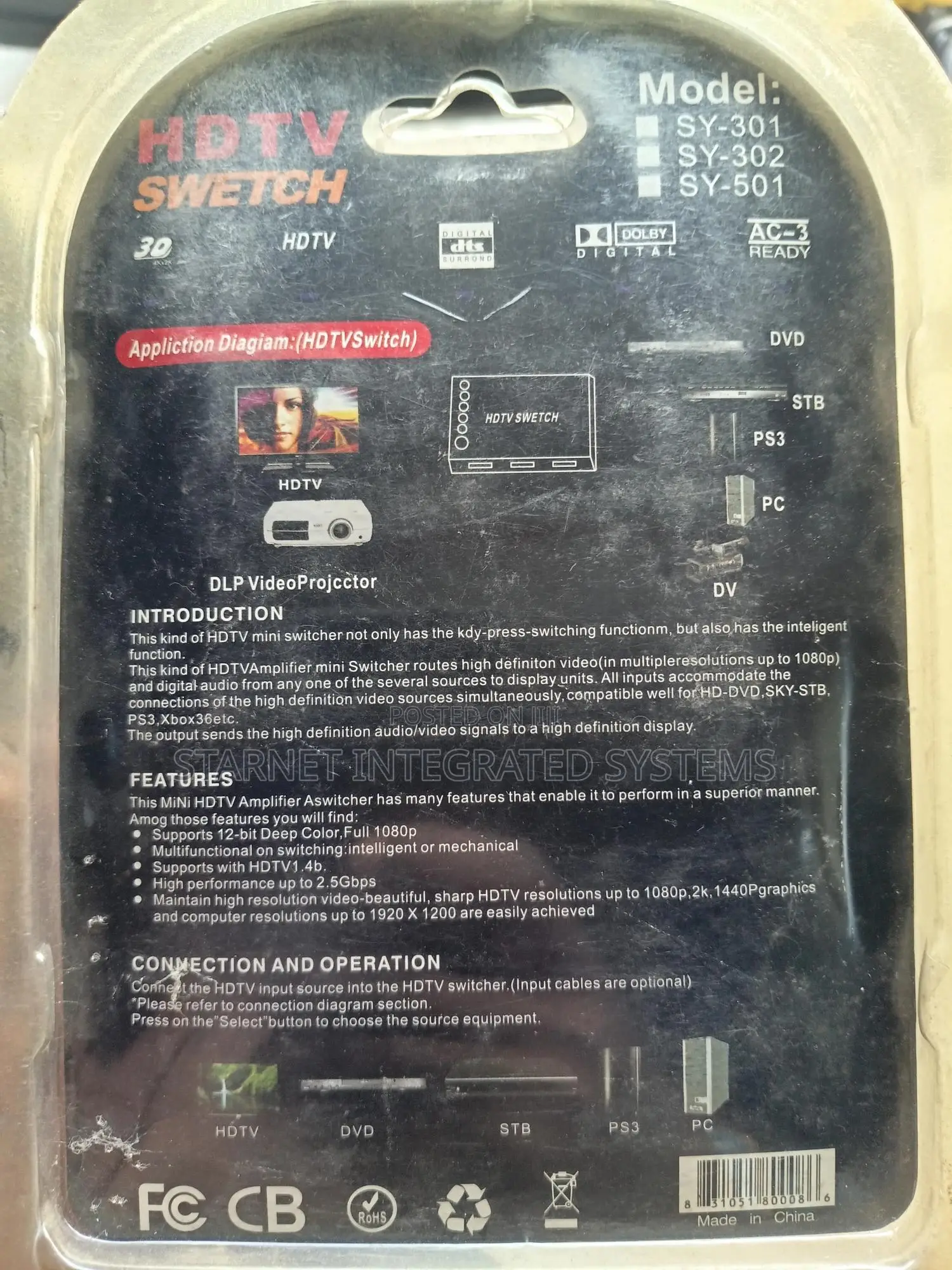 5 Port Hdmi Switch