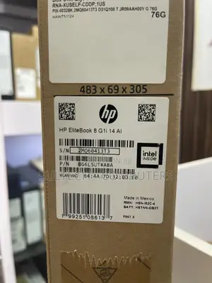 New Laptop HP Elitebook Ultra G1i 32GB Intel Core Ultra 7 SSD 1T