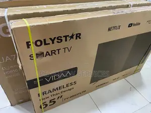 65” Polystar Vidaa Tv Dled Pv-Hk65fltm Frameless Hdmi Ports
