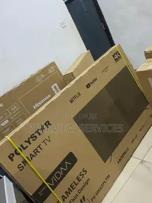 Polystar Pv-Hk65fltm 65” Vidaa Smart Tv Dled Slim Build Hdmi