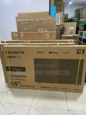 Polystar 65” Smart Tv Vidaa Dled Pv-Hk65fltm Edge Design Hdmi