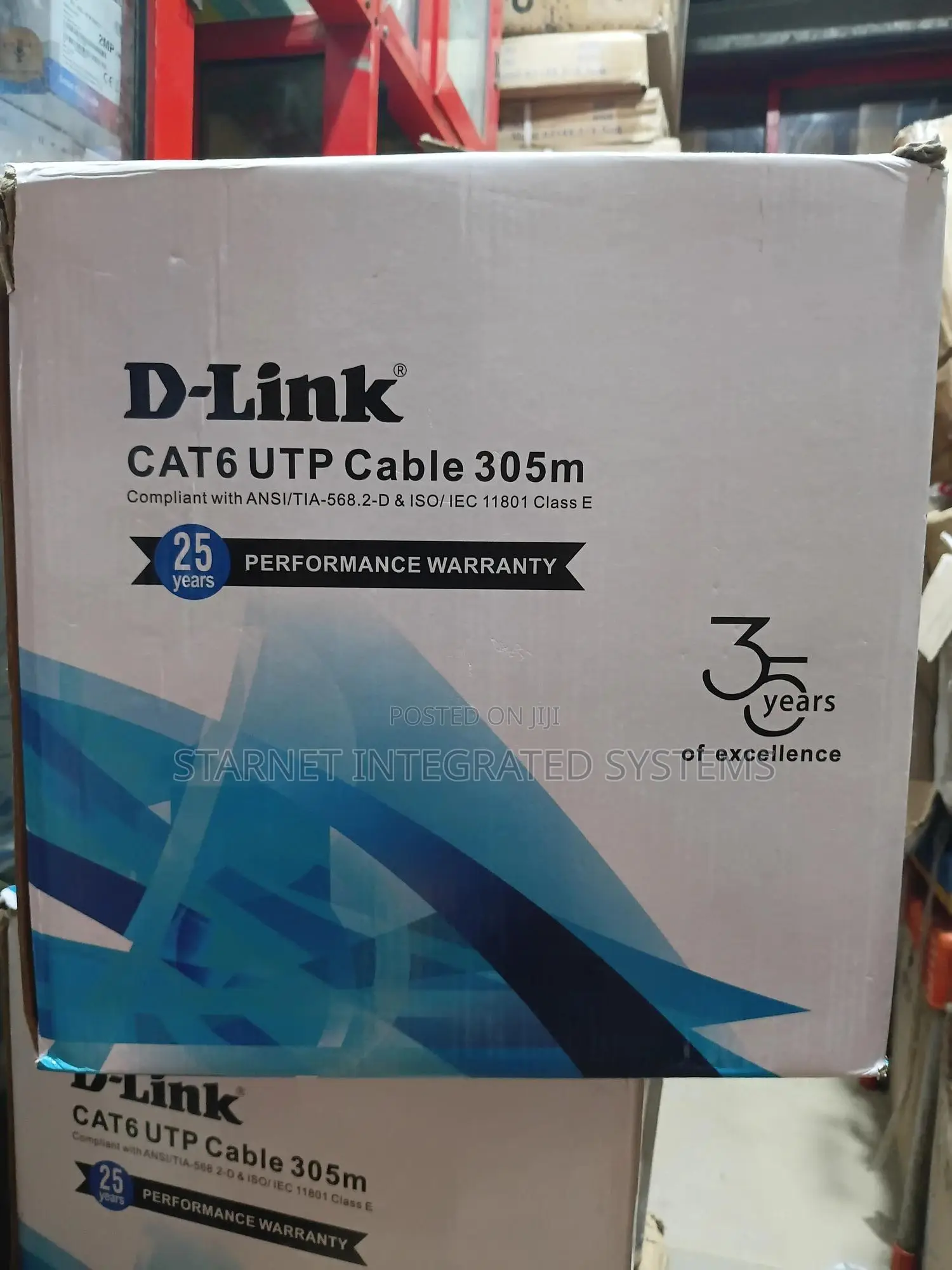 Dlink Cat 6 Network Cable 24awg