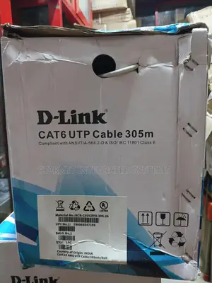Dlink Cat 6 Network Cable 24awg