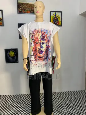 Danshiki With Artwork – Traditional African Design