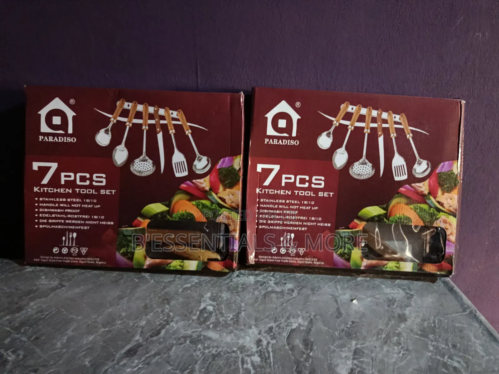 Unique 6pcs Cooking Spoon Set With Wall Hanger