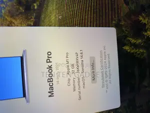 Laptop Apple MacBook Pro 2021 M1 32GB Apple M1 Pro SSD 2T