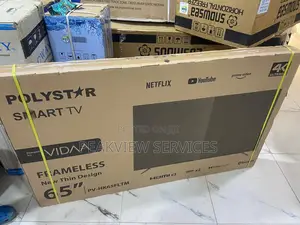 Polystar Pv-Hk65fltm 65” Smart Tv Dled Vidaa Modern Look Hdmi