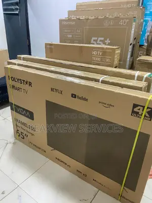 Polystar 65 Inch Dled Tv Vidaa Pv-Hk65fltm Smooth Frame Hdmi
