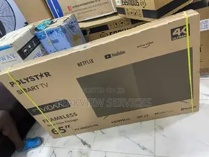 65” Polystar Smart Tv Dled Vidaa Pv-Hk65fltm Minimal Frame Hdmi