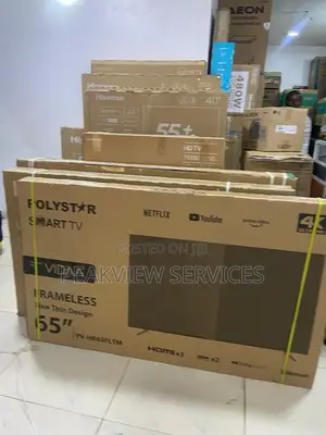 Polystar Pv-Hk65fltm 65” Smart Tv Vidaa Dled Thin Edge Hdmi