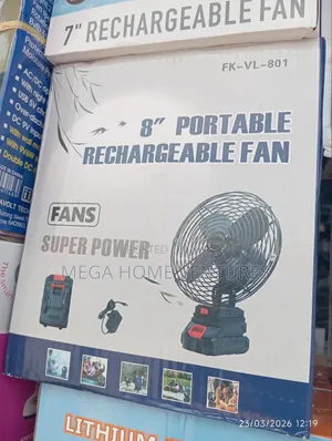 8' Rechargable Fan