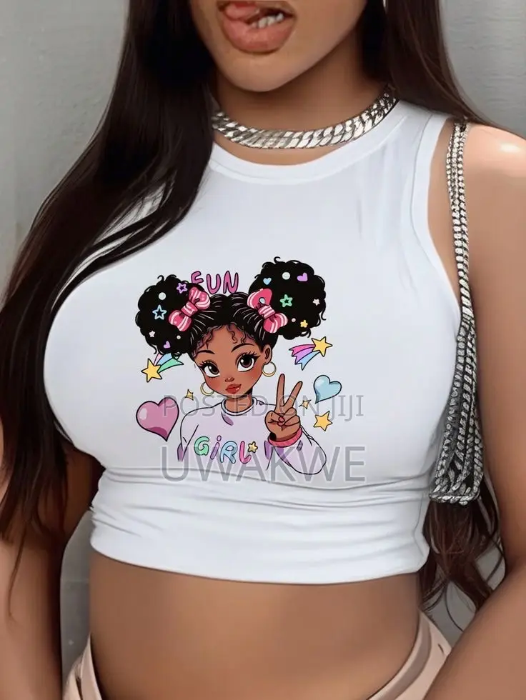 Ladies Cute Crop Tops