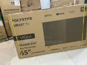 Polystar 65” Smart Tv Dled Vidaa Pv-Hk65fltm Simple Frame Hdmi