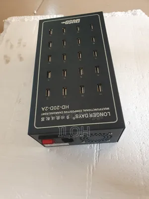 Longer Days 20usb Fast Charging Hub With Indicator Light