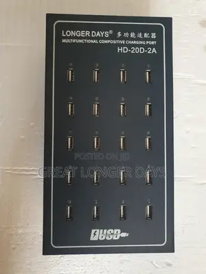 Longer Days 20usb Fast Charging Hub With Indicator Light