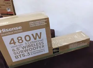Hisense 480w Soundbar Hs3100 With Deep Bass – Brand New