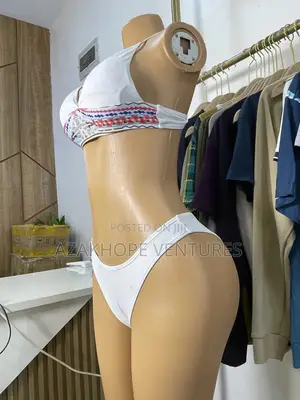 White Two-Piece Bikini Swimwear