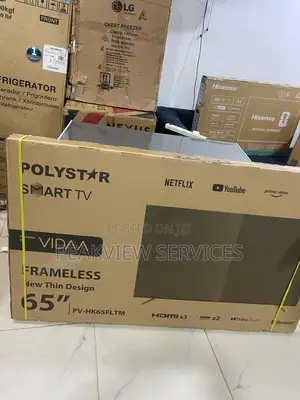 Polystar Pv-Hk65fltm 65” Smart Tv Dled Vidaa Minimal Design Hdmi