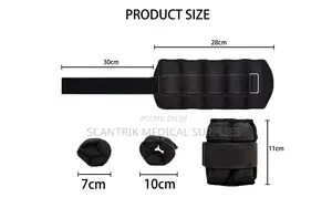Durable 2kg Ankle/Arm Sand Bag for Gym Training