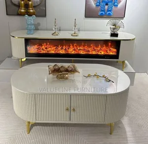 Wooden Center Table and Tv Stand