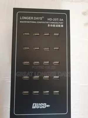 Longer Days 20 Usb Fast Charging Usb Hub