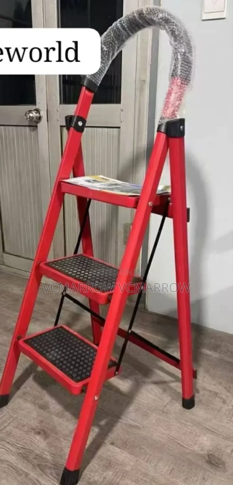 4 Step Red Ladder