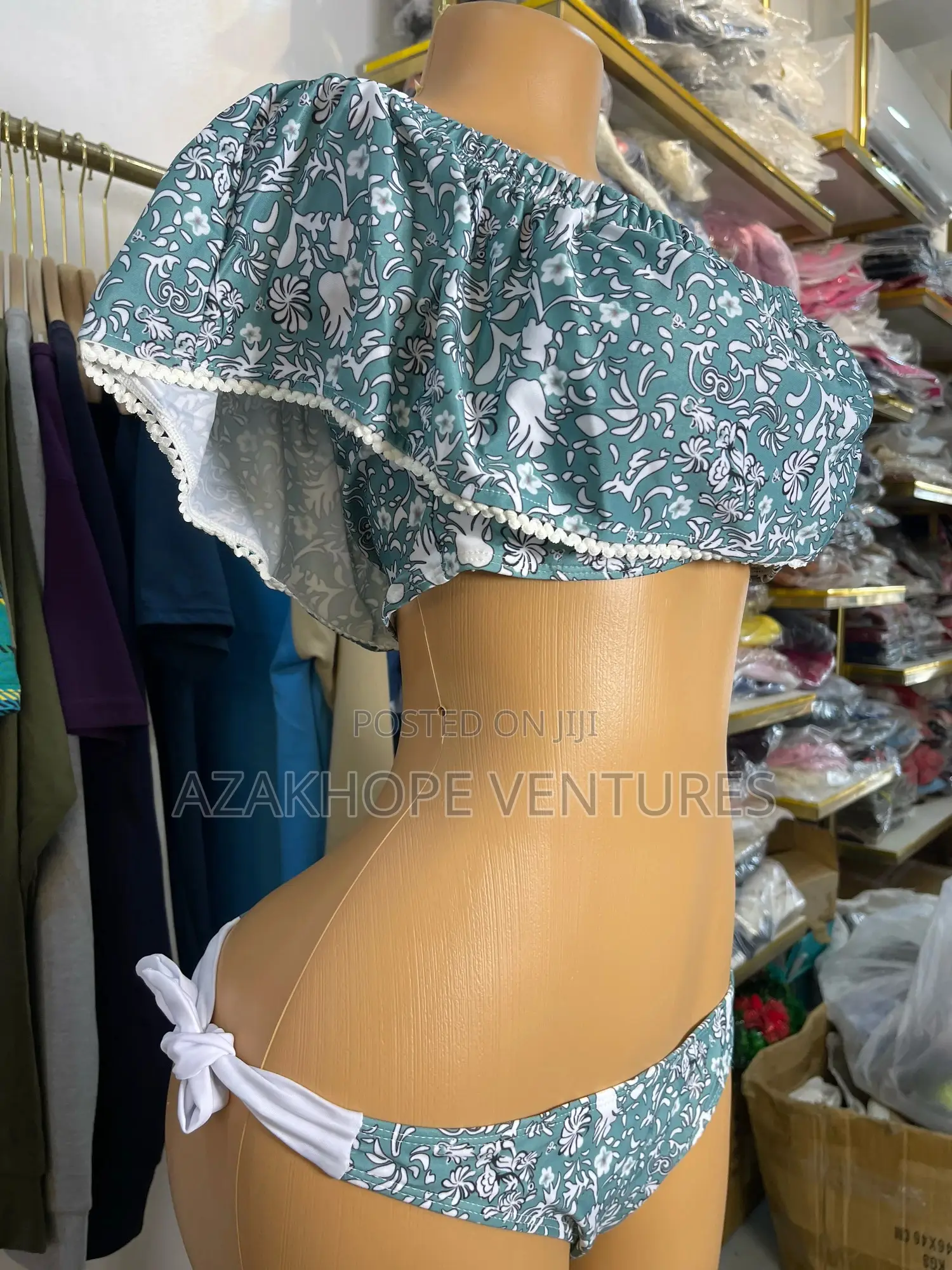 Bohemian-Style Two-Piece Bikini Set