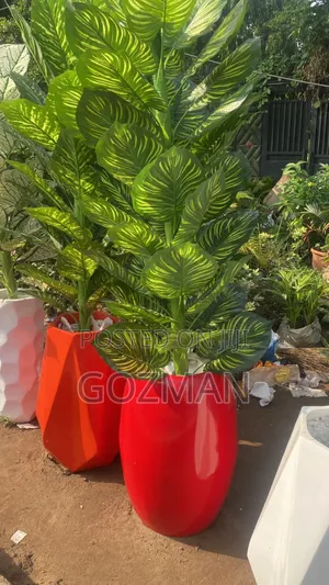 Artificial Flowers With Ceramics Pot