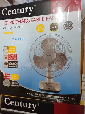 Century Table Rechargeable Fan
