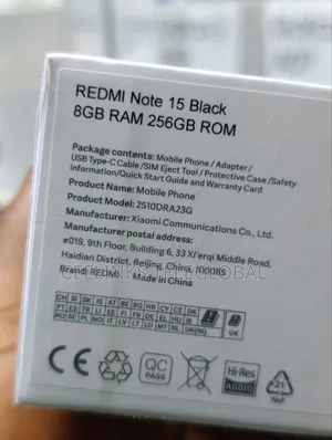 New Xiaomi Redmi Note 15 256 GB Blue