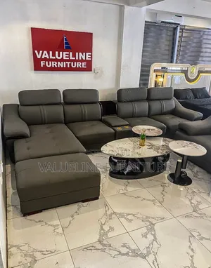Grey L Shape Sofa