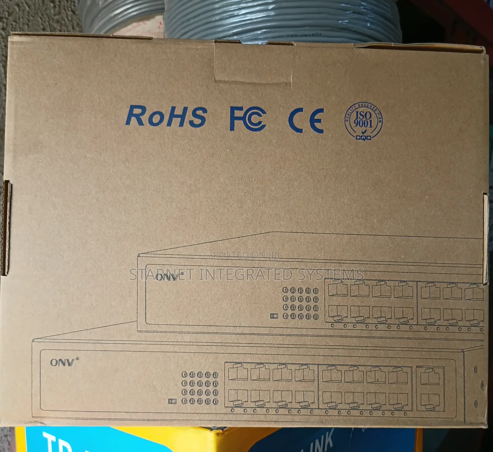 Onv 16 Port 10/100 Network Poe Swicth Onv-H1016pls