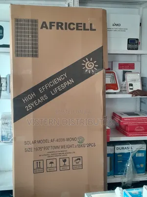 400w Africell Panel, Pv Top Efficiency