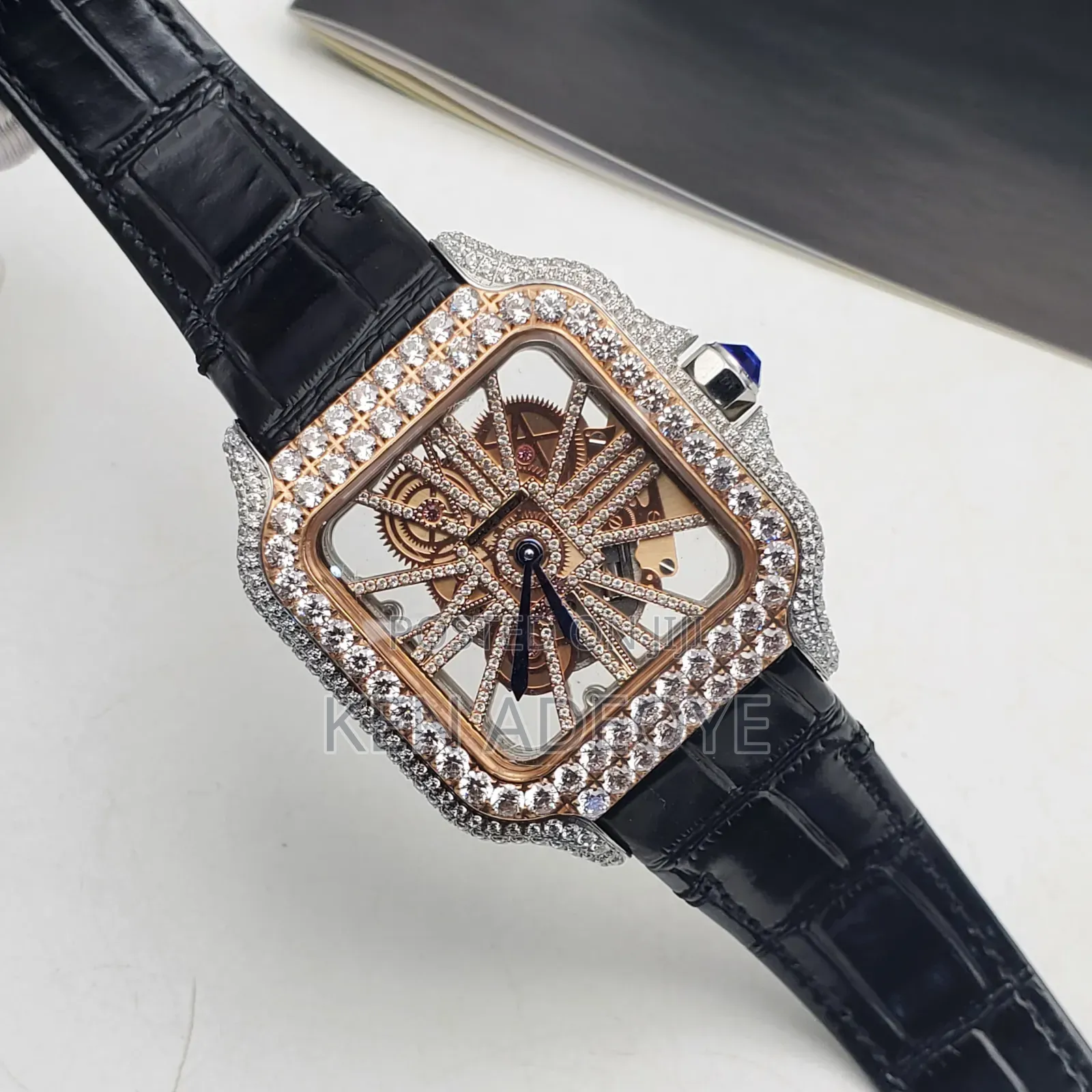 Carter Skeleton Stone Head Leather