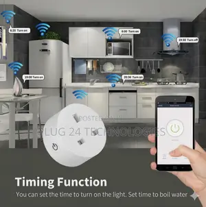 Tuya Smart Socket Wifi Uk Plug With Energy Monitoring