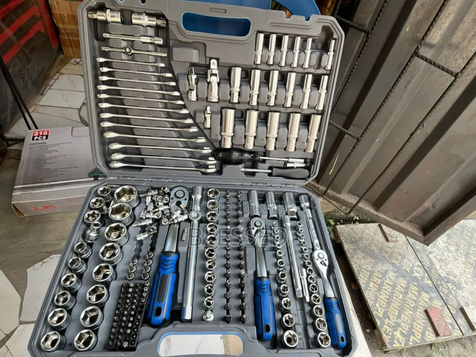 216 Pcs Heavy Duty Mechanical Tools Box