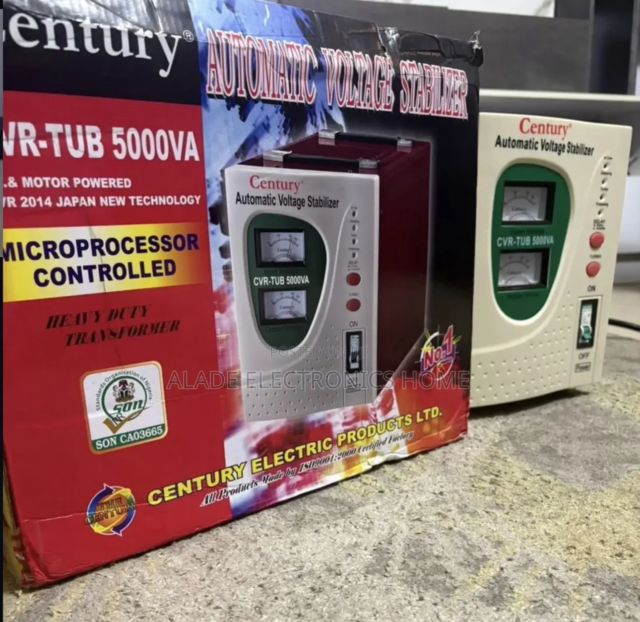 5000va Century Automatic Voltage Stabilizer