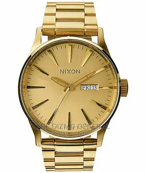 Nixon Sentry SS All Gold Analog Watch