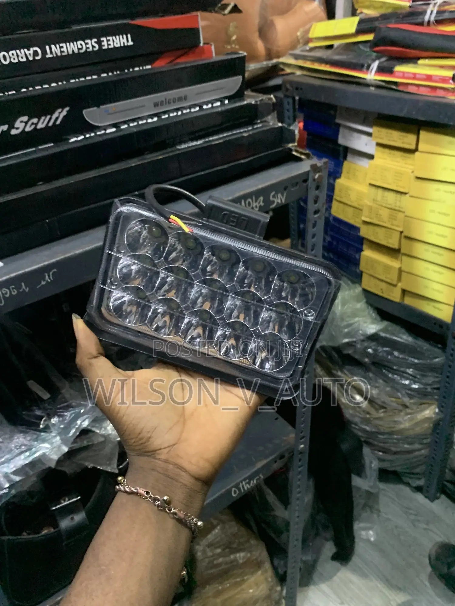 High Power 16 Led Work Light - Super Bright