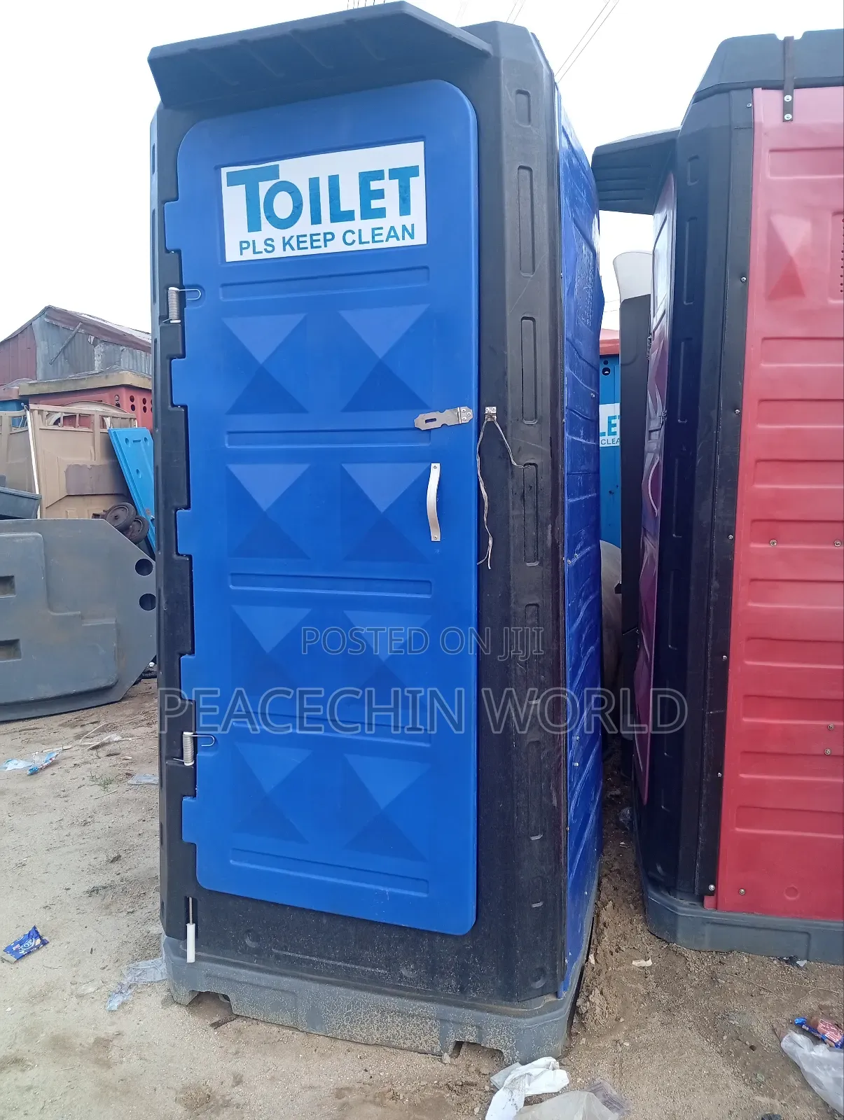 Conventional Mobile Toilet With Overhead Tank