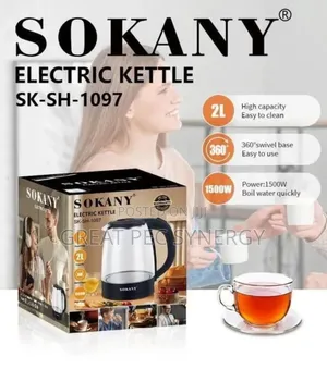 Sokany Glass Electric Kettle