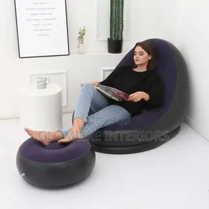 Inflatable Sofa, Leg Rest With Pump